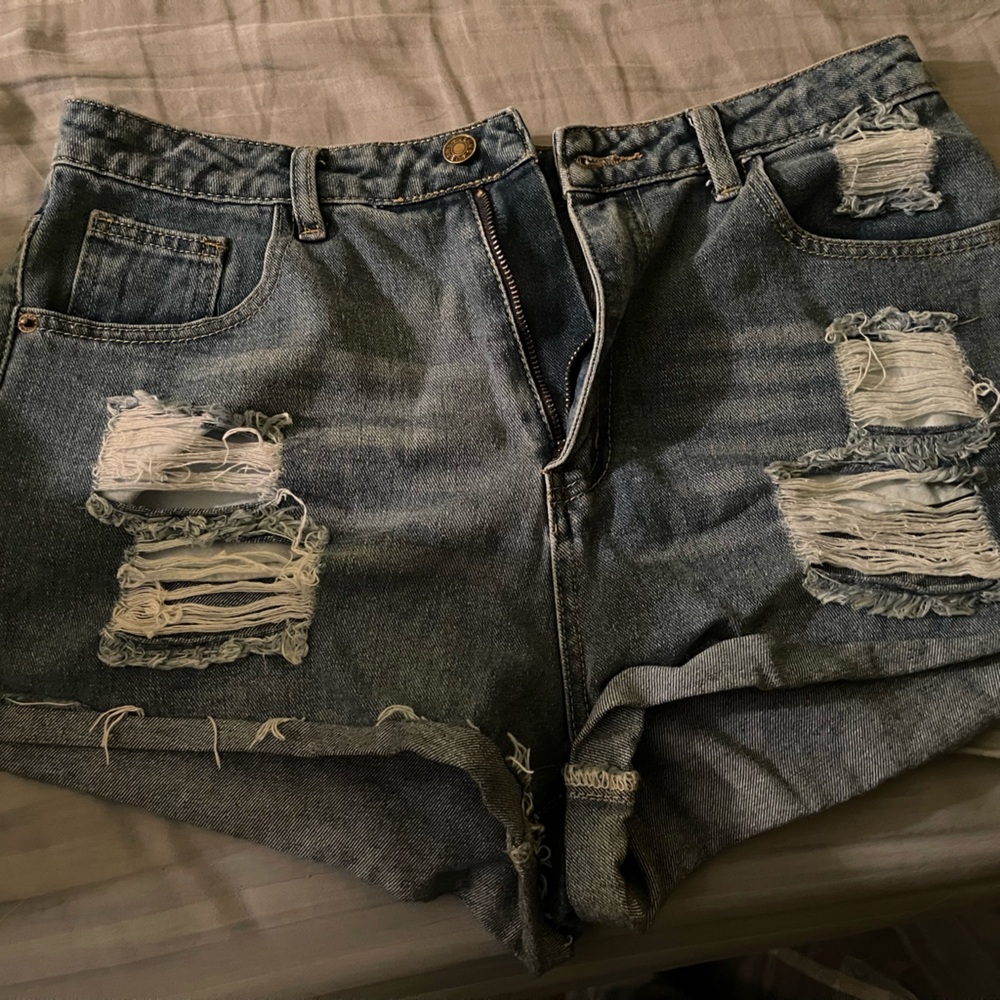 SHEIN Blue Denim Shorts